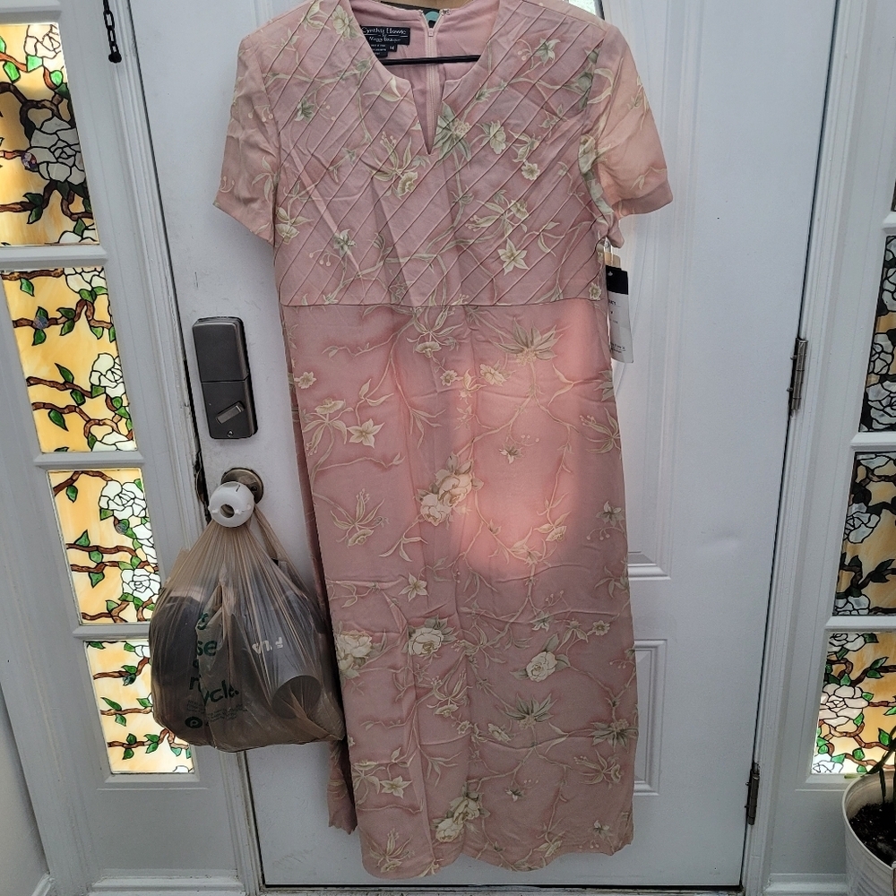 NWT Cynthia Howie for Maggie Boutique Maxi Dress Size 14 NEW Vintage 90s Y2K